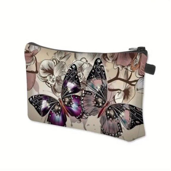 Butterfly Makeup Bag - Picture 2 of 5